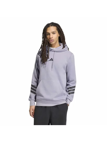 Bluza Z Kapturem Adidas Sport M Fl 3S Hd Swt Dorośli szara