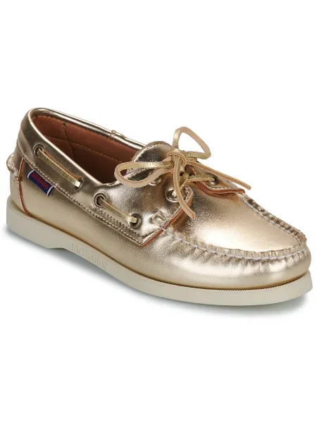 Pantofi Sebago auriu