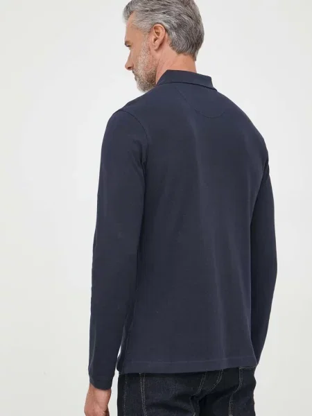 Tricou cu mânecă lungă Barbour albastru