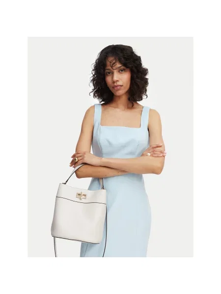 Furla Дамска чанта Amelia M Bucket CN бял