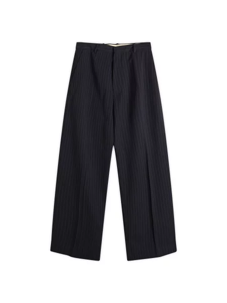 Spodnie Acne Studios granatowe