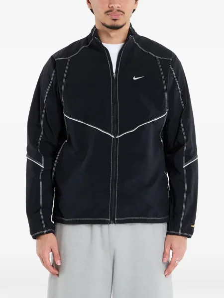 Kratak retro majica Nike s čipkom crna