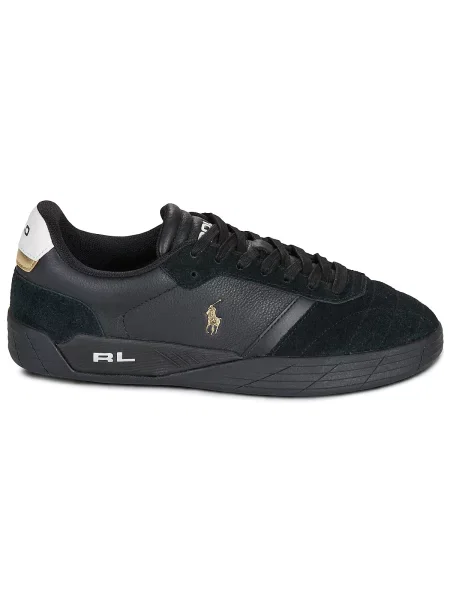 Pantofi Polo Ralph Lauren din dantelă negru