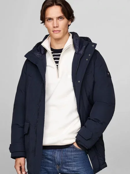 Пуховик Tommy Hilfiger синий
