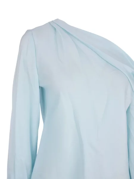 Bluzka Simkhai na jednym ramieniu niebieska