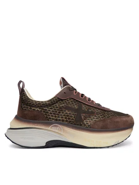 Premiata Sneakersy Hill Var ciemny brązowy