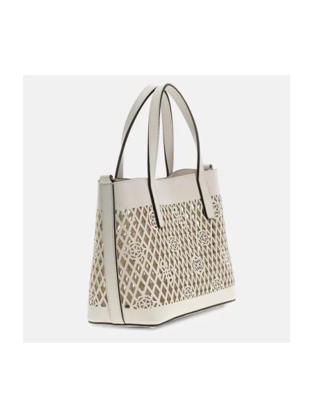 Guess Geantă Letty Mini alb