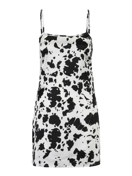 Nasty Gal Petite Rochie / negru alb