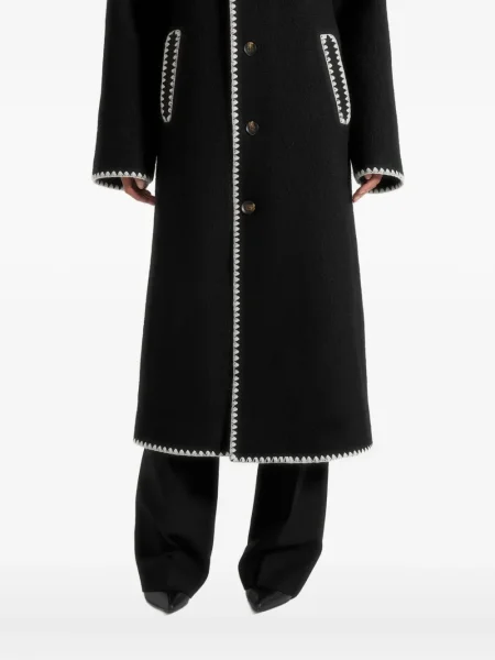 Cu centură palton Manière De Voir negru
