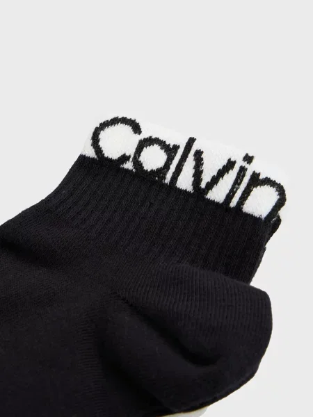 Носки Calvin Klein в полоску с автографом