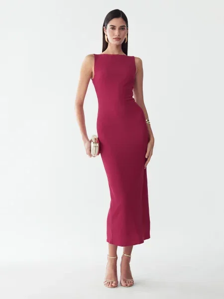 BWLDR Rochie Suny închis roz