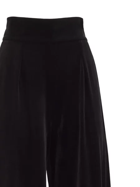 Pantaloni palazzo Loretta Caponi negru