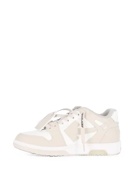 Sneakerși Off-white business alb