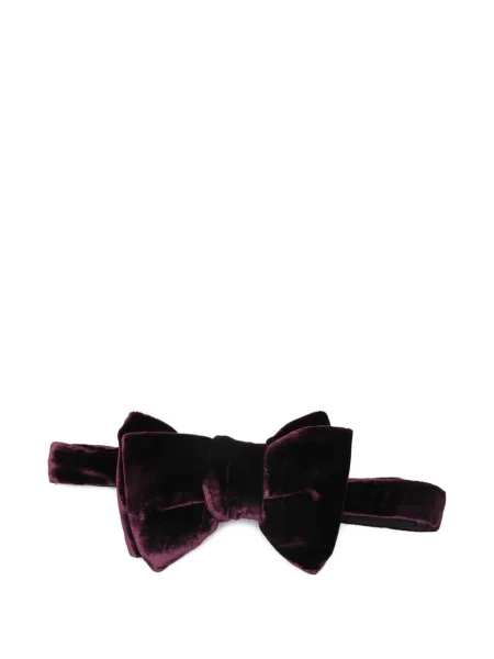 Cravată Tom Ford cu funde de catifea violet