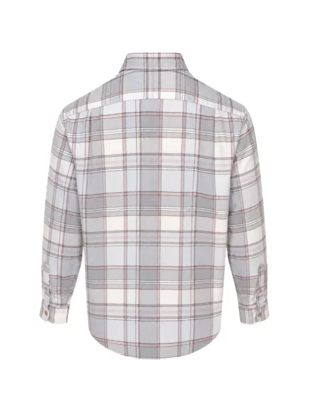 Cămașă This Is Never That în carouri de flanelă gri