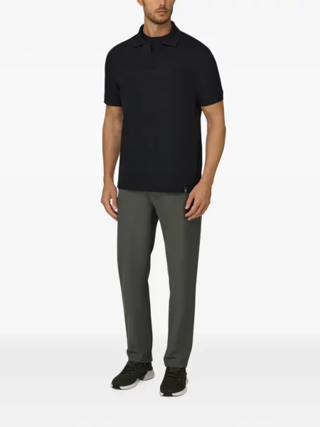 Tricou polo Boggi Milano stretch negru