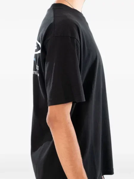 Tricou New Amsterdam cu imagine negru