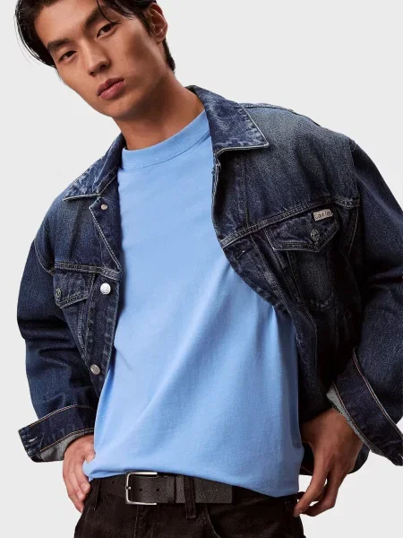 Футболка Calvin Klein Jeans блакитна