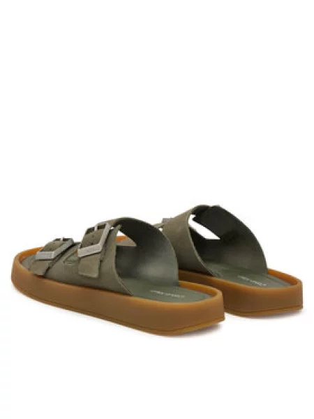 Pantofle Calvin Klein zelené