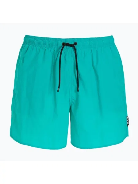 Мъжки шорти за плуване Emporio Armani Water Reactive Monogram Boxer spectra green зелено