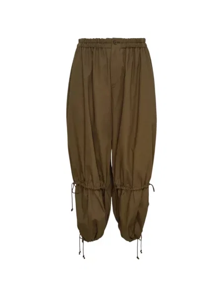 Pantaloni Y's cu cordon verde