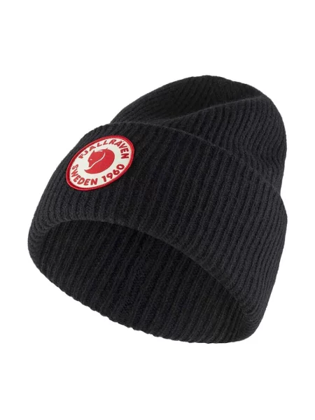 Fjallraven căciulă de lână Logo negru