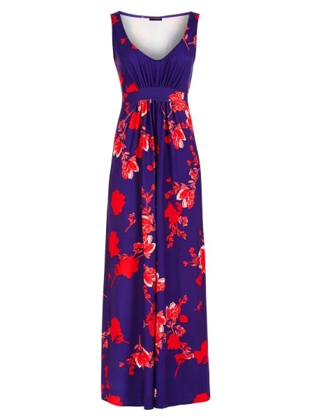 HotSquash Rochie Empire închis / portocaliu piersică / portocaliu homar albastru