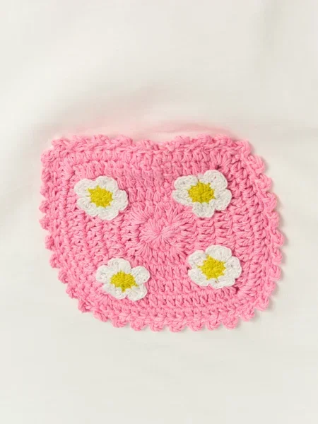 Різдвяна футболка з котом кремовий