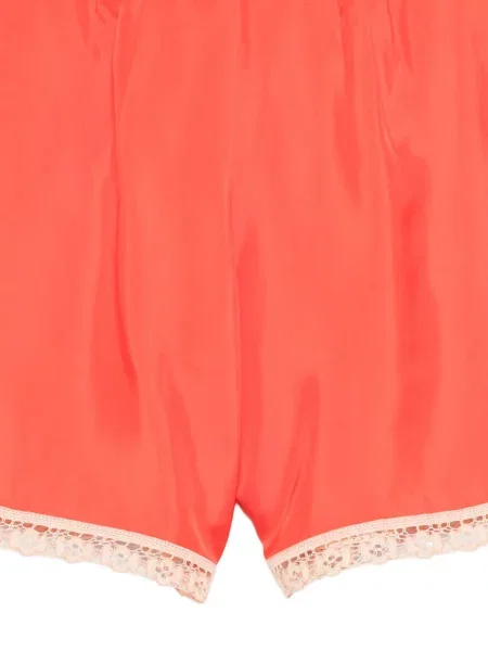 Szorty Forte Forte koronkowe czerwone