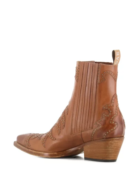 Botine Sartore cu tepi maro