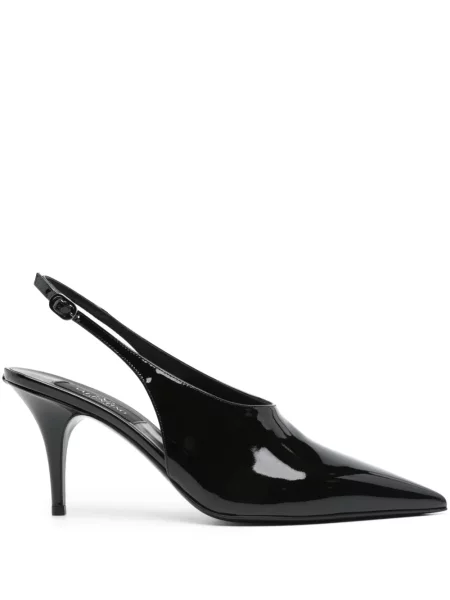 Pantofi cu toc Valentino Garavani slingback negru