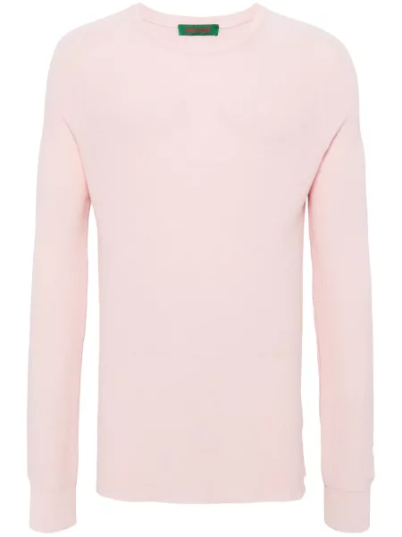 Svetr Casey Casey s kulatým výstřihem růžový