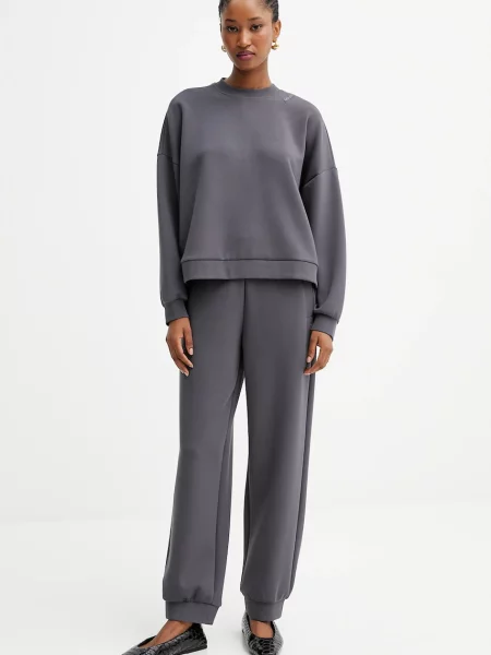 Спортивні штани Armani Exchange однотонні сірий