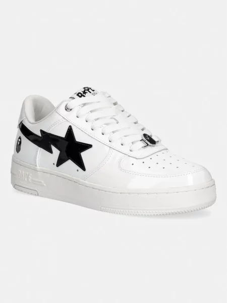 Кожаные кроссовки A Bathing Ape