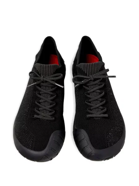 Sneakerși Camper cu șireturi tricotate negru