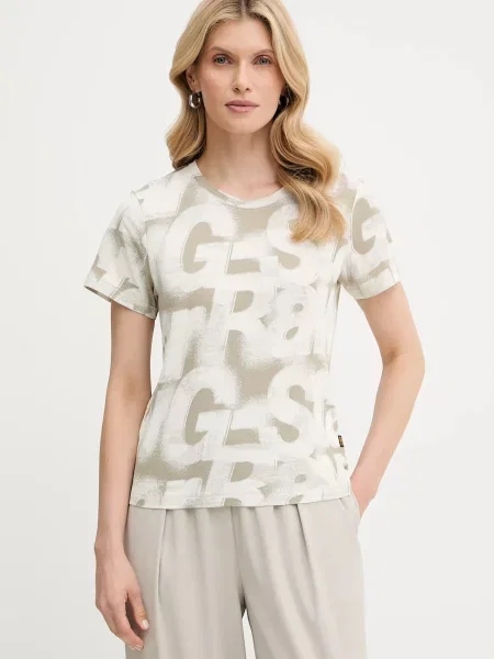 Тениска G-Star Raw дамска тъмносиньо зелено