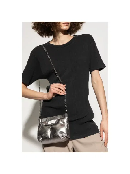 Torebka Maison Margiela skórzana szara