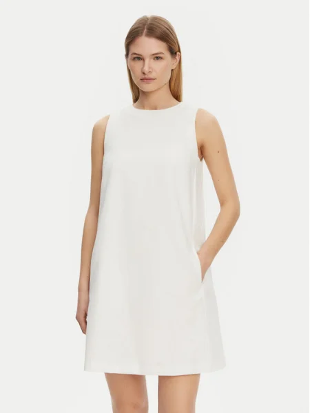 Weekend Max Mara Rochie de zi Racer alb
