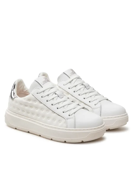 Sneakersy LOVE MOSCHINO biela