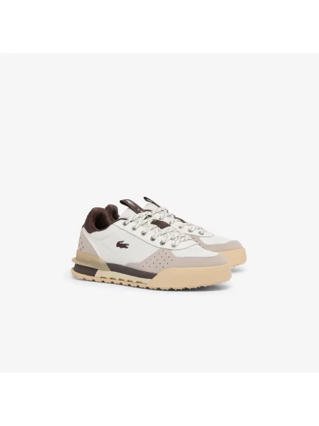 Lacoste Sneakersy Slam Break Ecru biały
