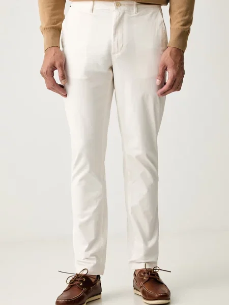 Tommy Hilfiger pantaloni chinos bărbătești din cu bej