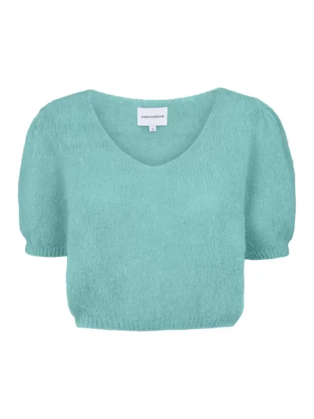 Sweter American Dreams wełniany zielony