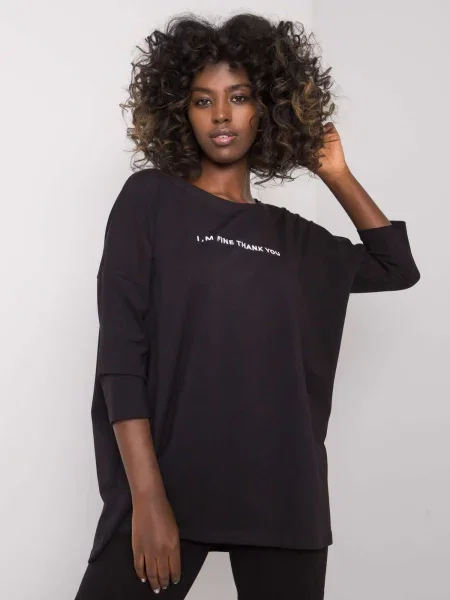 Bluză Fashionhunters negru