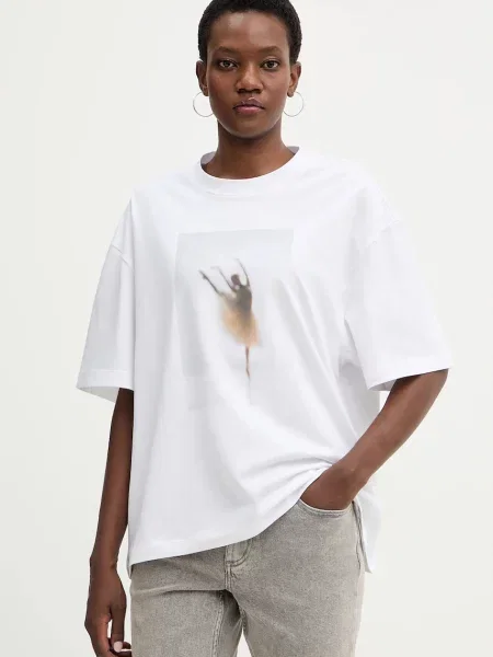 BOSS Orange tricou C Eboys 1 alb