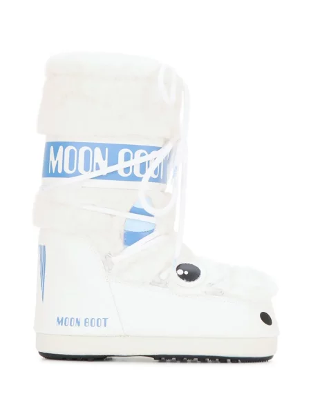 Botki dziecięce Moon Boot białe