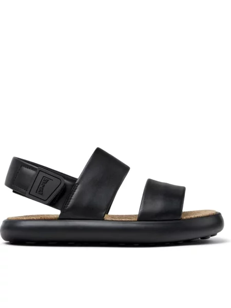 Camper Pelotas Flota Leather Sandals Gobi Negro Kobiety Sandały Camper Size: 5 czarny
