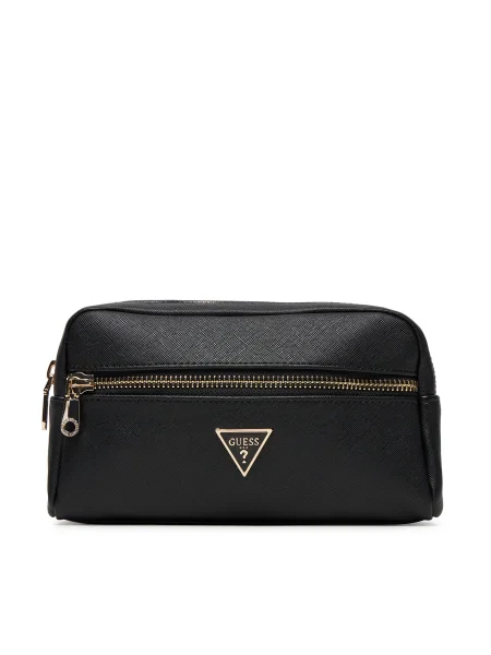 Козметична чанта Guess черно