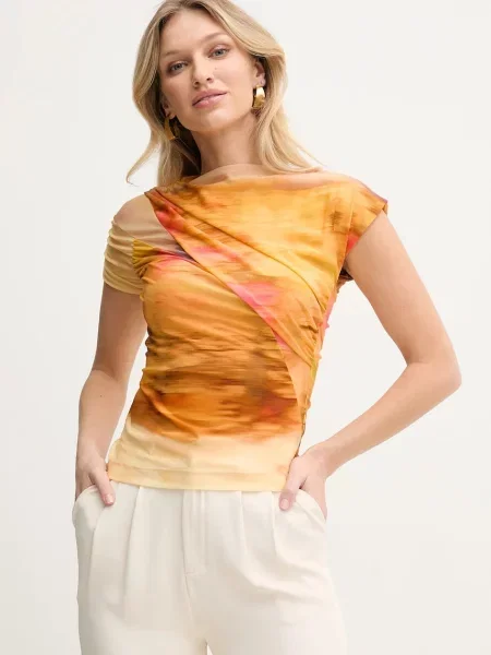 Halenka Pinko vzorovaná oranžová