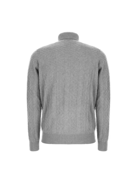 Sweter z golfem Panicale do golfa szary