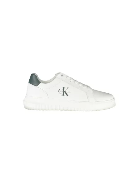 Sneakersy Calvin Klein skórzane białe
